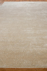 Exquisite Rugs Plush Hand-knotted Bamboo Silk/Mohair 4397 Ivory 10' x 14' Area Rug