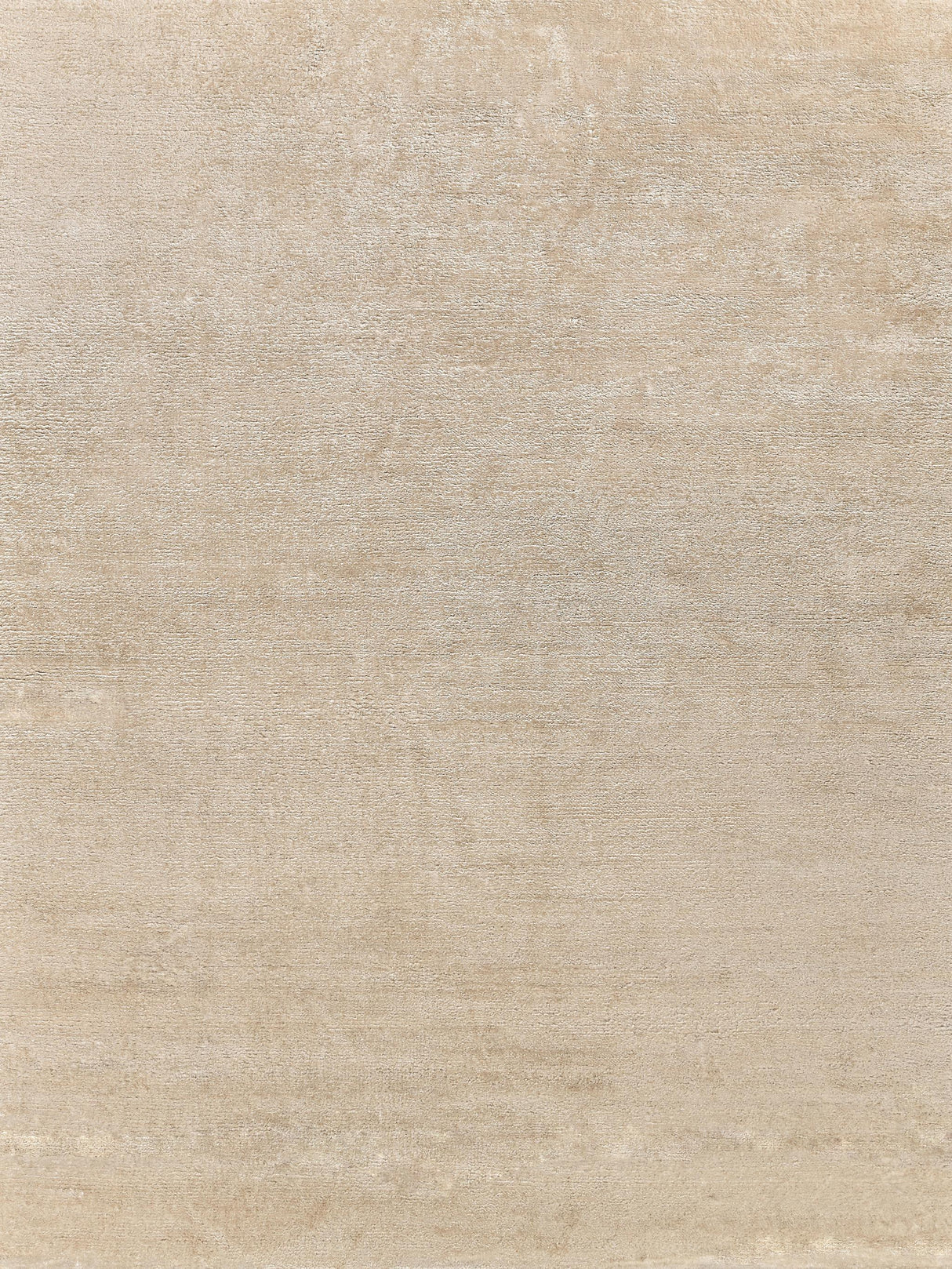 Exquisite Plush Hand-knotted Bamboo Silk/Mohair Ivory Area Rug 9.0'X12.0' Rug