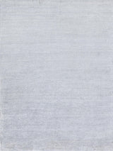 Exquisite Plush Hand-knotted Bamboo Silk/Mohair Chrome Area Rug 10.0'X14.0' Rug