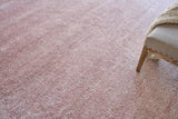Exquisite Rugs Plush Hand-knotted Bamboo Silk/Mohair 4641 Pink 8' x 10' Area Rug