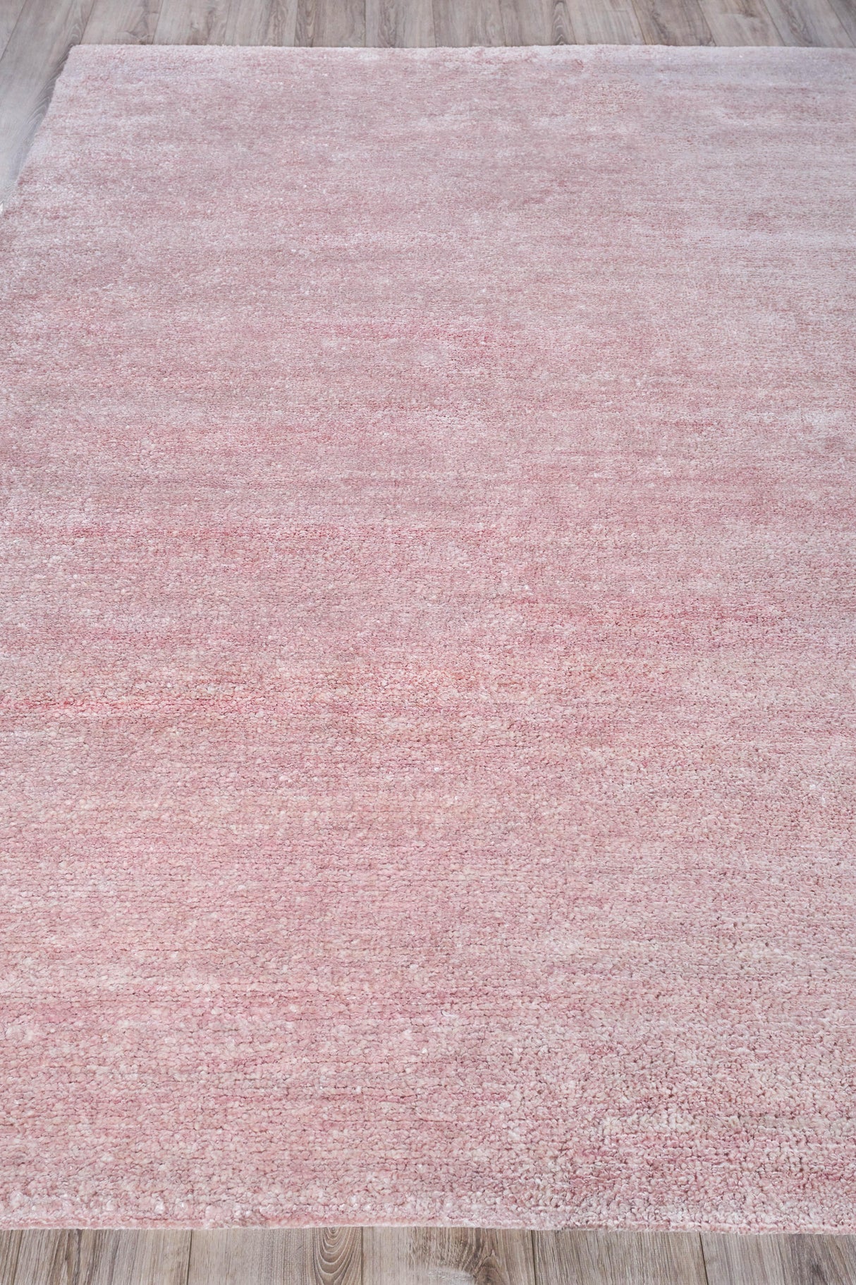 Exquisite Rugs Plush Hand-knotted Bamboo Silk/Mohair 4641 Pink 8' x 10' Area Rug