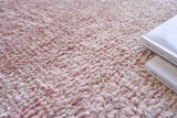 Exquisite Rugs Plush Hand-knotted Bamboo Silk/Mohair 4641 Pink 8' x 10' Area Rug