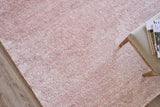 Exquisite Rugs Plush Hand-knotted Bamboo Silk/Mohair 4641 Pink 8' x 10' Area Rug