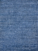 Exquisite Plush Hand-knotted Bamboo Silk/Mohair Dark Blue Area Rug 12.0'X15.0' Rug