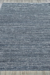 Exquisite Rugs Plush Hand-knotted Bamboo Silk/Mohair 4663 Charcoal 10' x 14' Area Rug