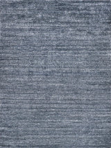Exquisite Plush Hand-knotted Bamboo Silk/Mohair Charcoal Area Rug 8.0'X10.0' Rug