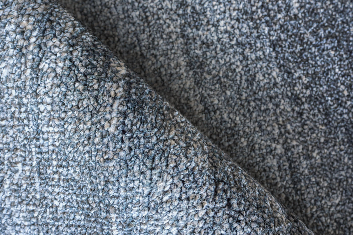 Exquisite Rugs Plush Hand-knotted Bamboo Silk/Mohair 4663 Charcoal 8' x 10' Area Rug