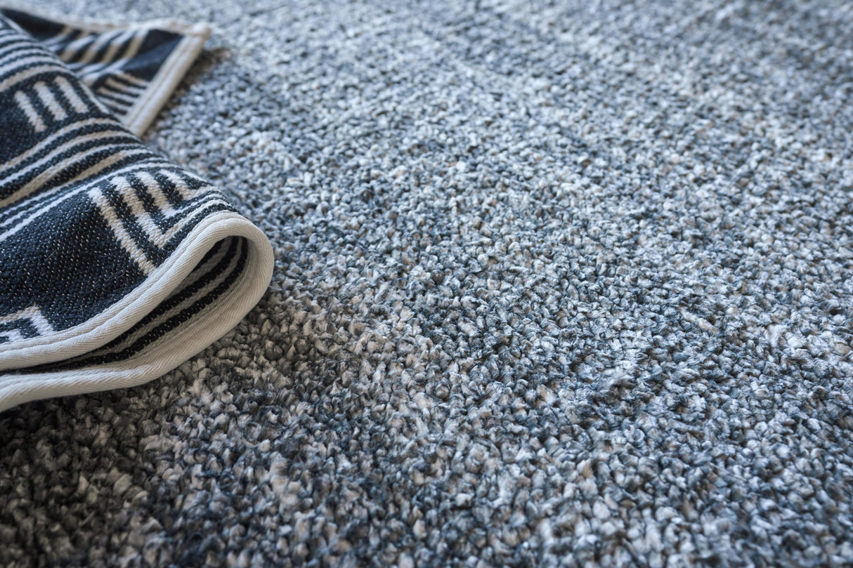 Exquisite Rugs Plush Hand-knotted Bamboo Silk/Mohair 4663 Charcoal 8' x 10' Area Rug