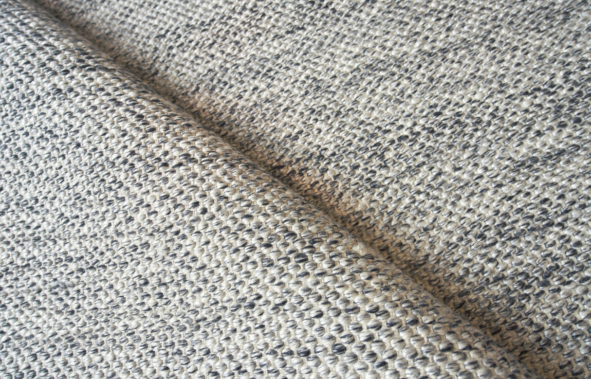 Exquisite Rugs Rhodes Hand-loomed PET yarn 4565 Black 8' x 10' Area Rug