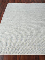 Exquisite Rugs Rialto Handwoven Polyester/Cotton 3957 Light Gray 12' x 15' Area Rug