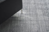 Exquisite Rugs Robin Hand-loomed Bamboo Silk/Wool 3780 Charcoal 10' x 14' Area Rug