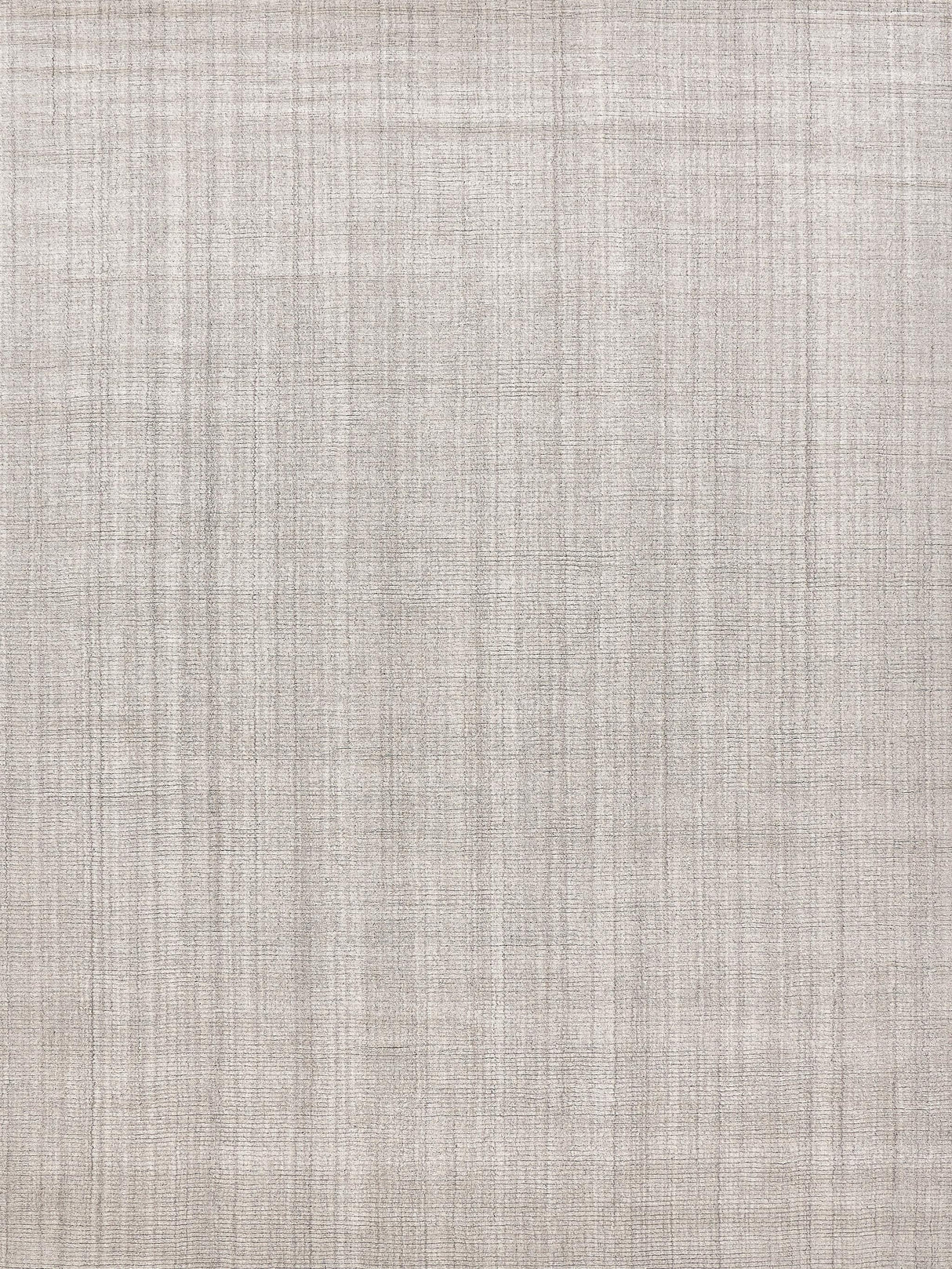 Exquisite Robin Hand-loomed Bamboo Silk/Wool Silver Area Rug 10.0'X14.0' Rug
