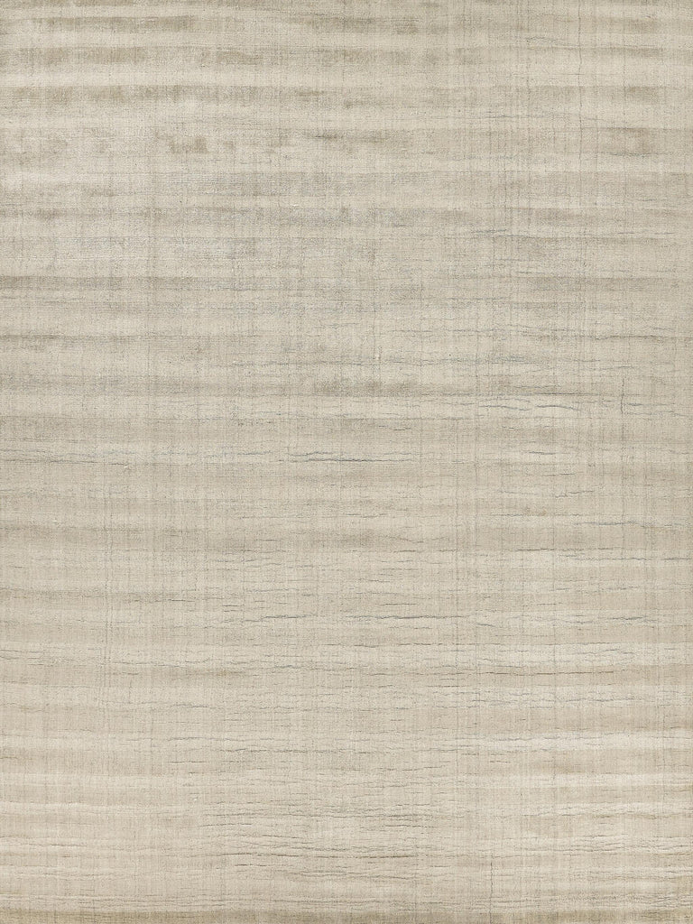 Exquisite Rugs Robin Stripe Hand-loomed Bamboo Silk/Wool 3784 Taupe 10' x 14' Area Rug
