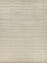 Exquisite Rugs Robin Stripe Hand-loomed Bamboo Silk/Wool 3784 Taupe 6' x 9' Area Rug