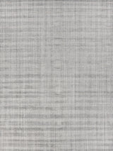 Exquisite Rugs Robin Stripe Hand-loomed Bamboo Silk/Wool 3785 Gray 10' x 14' Area Rug