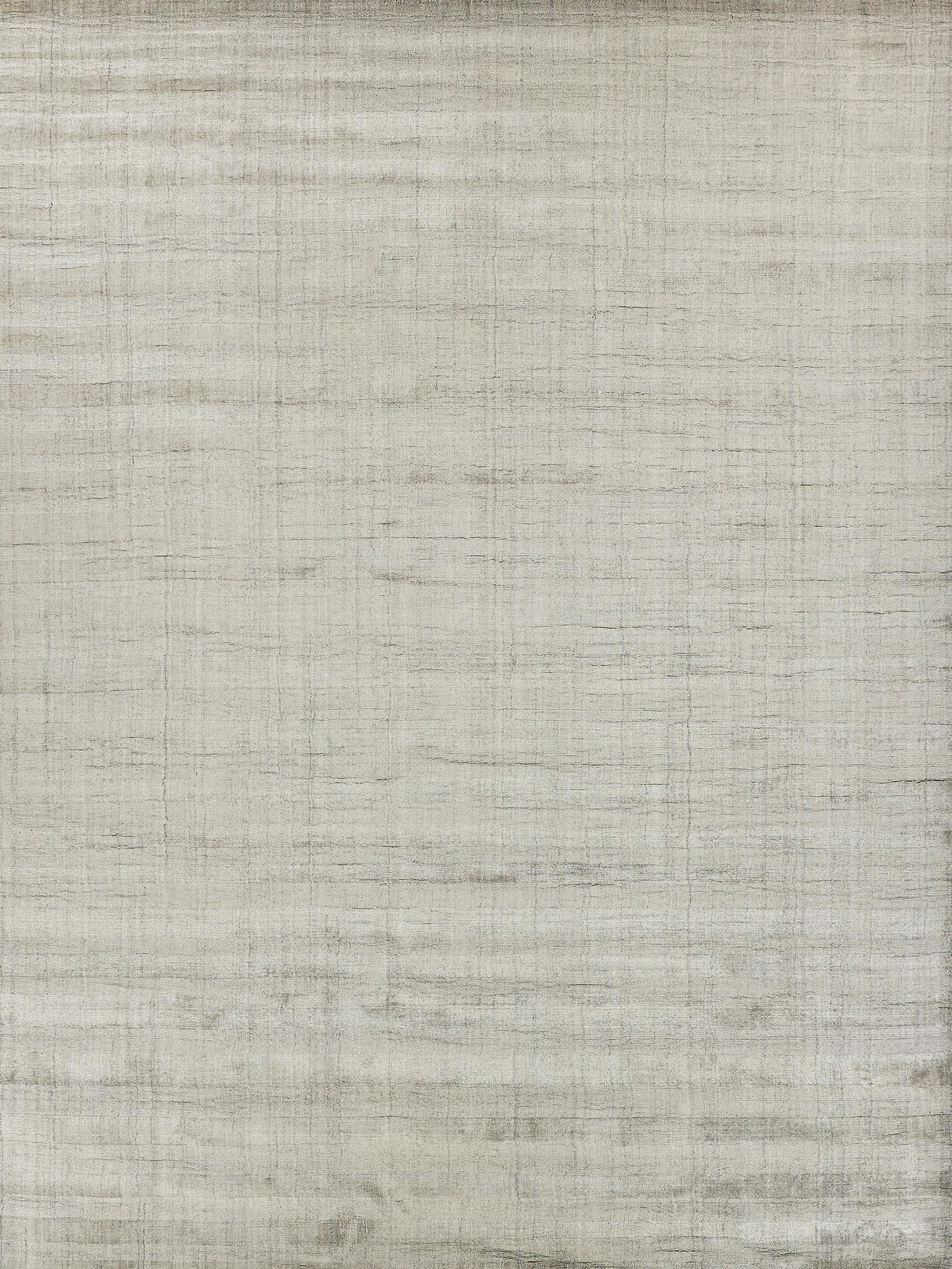 Exquisite Robin Stripe Hand-loomed Bamboo Silk/Wool Taupe Area Rug 6.0'X9.0' Rug