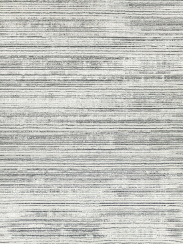 Exquisite Rugs Rossini Hand-loomed Nylon/PET yarn Yarn 4695 Ivory/Gray 12' x 15' Area Rug
