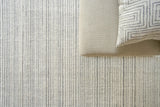 Exquisite Rugs Rossini Hand-loomed Nylon/PET yarn Yarn 4695 Ivory/Gray 12' x 15' Area Rug