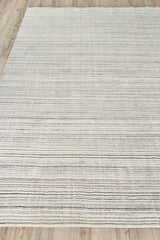 Exquisite Rugs Rossini Hand-loomed Nylon/PET yarn Yarn 4695 Ivory/Gray 6' x 9' Area Rug