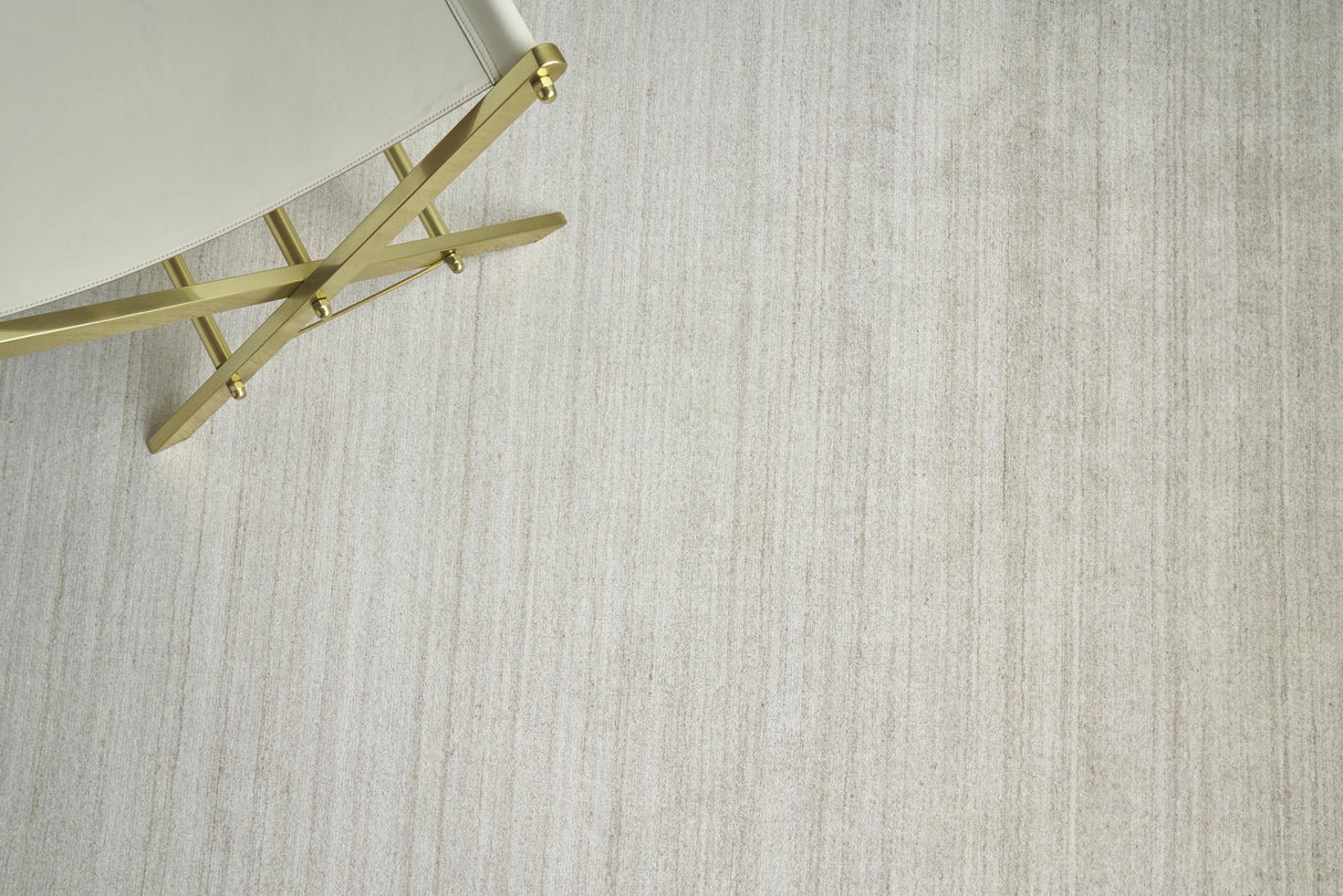 Exquisite Rugs Sanctuary Hand-loomed Bamboo Silk/Wool 9905 Beige 10' x 14' Area Rug