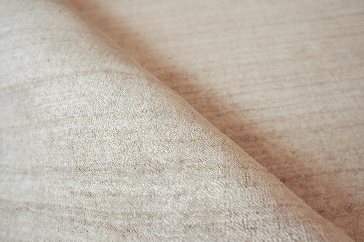 Exquisite Rugs Sanctuary Hand-loomed Bamboo Silk/Wool 9905 Beige 12' x 15' Area Rug