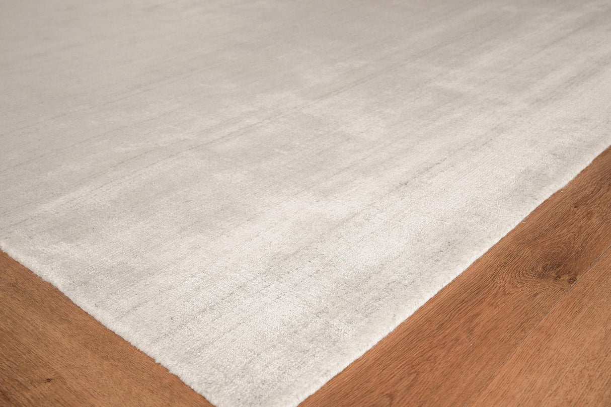 Exquisite Rugs Sanctuary Hand-loomed Bamboo Silk/Wool 9905 Beige 12' x 15' Area Rug