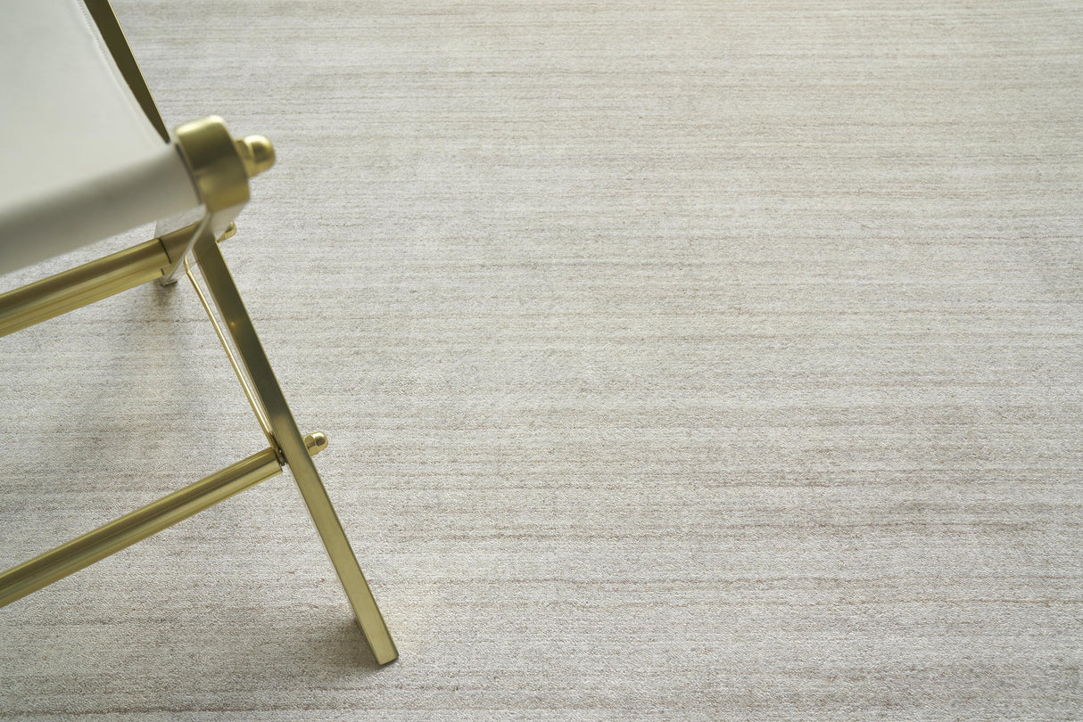 Exquisite Rugs Sanctuary Hand-loomed Bamboo Silk/Wool 9905 Beige 8' x 10' Area Rug