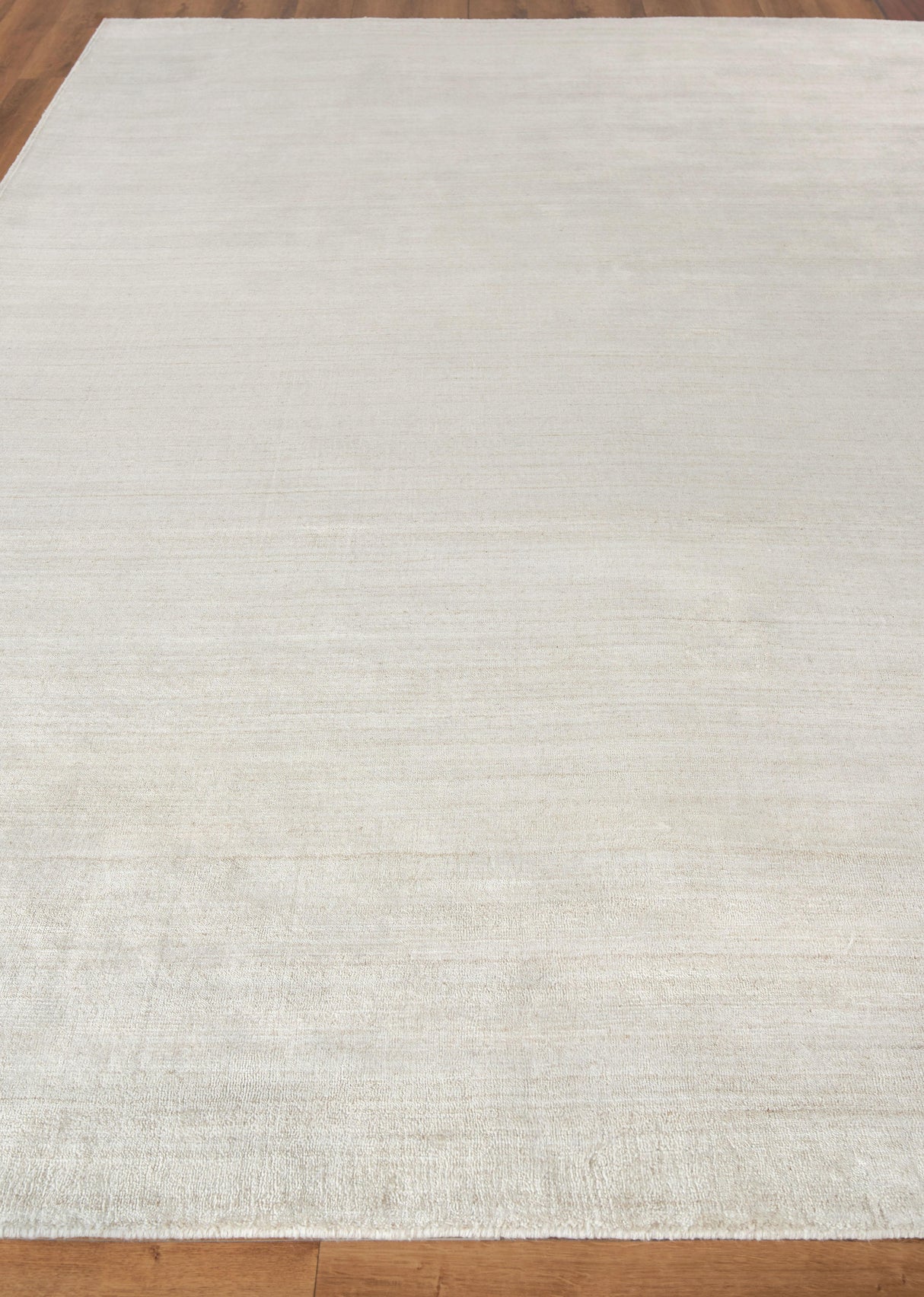 Exquisite Rugs Sanctuary Hand-loomed Bamboo Silk/Wool 9907 Ivory/Gray 15' x 20' Area Rug