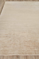 Exquisite Rugs Sanctuary Hand-loomed Bamboo Silk/Wool 9925 Linen 12' x 15' Area Rug