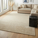 Exquisite Rugs Sanctuary Hand-loomed Bamboo Silk/Wool 9925 Linen 10' x 8' Area Rug