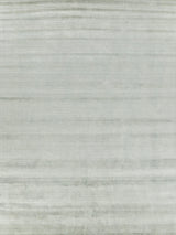 Exquisite Rugs Sanctuary Hand-loomed Bamboo Silk/Wool 9960 Light Green 8' x 10' Area Rug