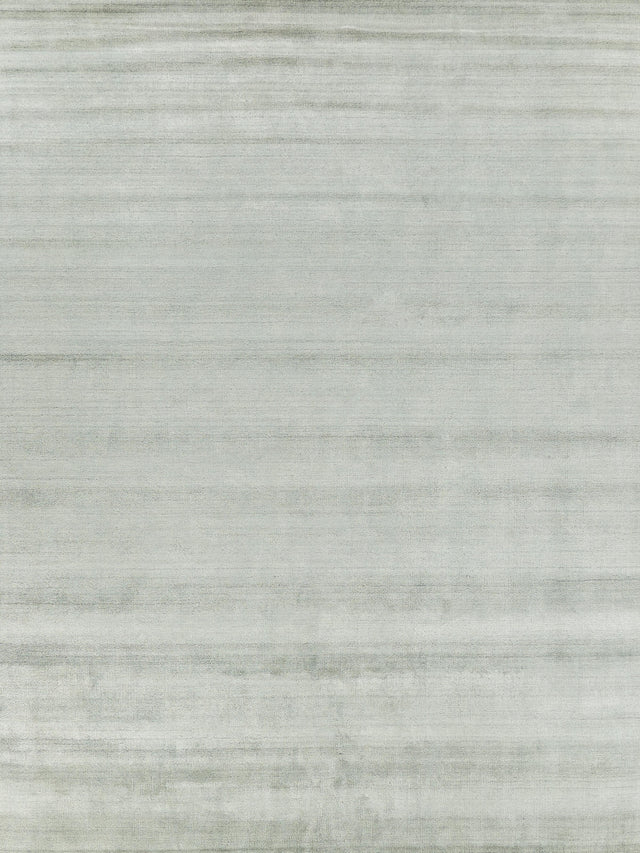 Exquisite Rugs Sanctuary Hand-loomed Bamboo Silk/Wool 9960 Light Green 8' x 10' Area Rug