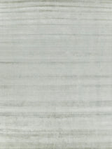 Exquisite Sanctuary Hand-loomed Bamboo Silk/Wool Light Green Area Rug 8.0'X10.0' Rug