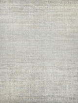 Exquisite Sanctuary Hand-loomed Bamboo Silk/Wool Taupe Area Rug 9.0'X12.0' Rug