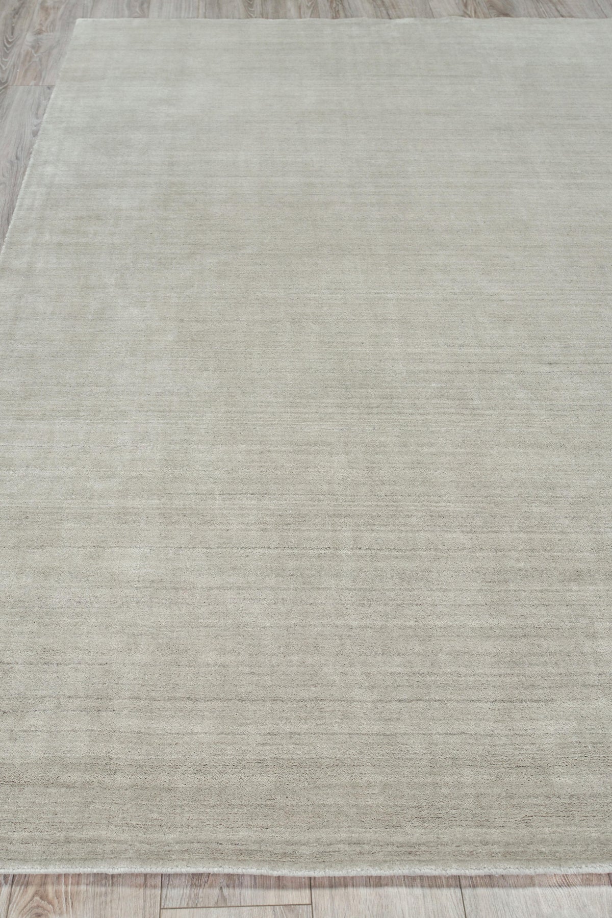 Exquisite Rugs Sanctuary Hand-loomed Bamboo Silk/Wool 9961 Taupe 9' x 12' Area Rug
