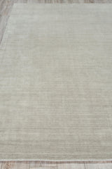 Exquisite Rugs Sanctuary Hand-loomed Bamboo Silk/Wool 9961 Taupe 9' x 12' Area Rug