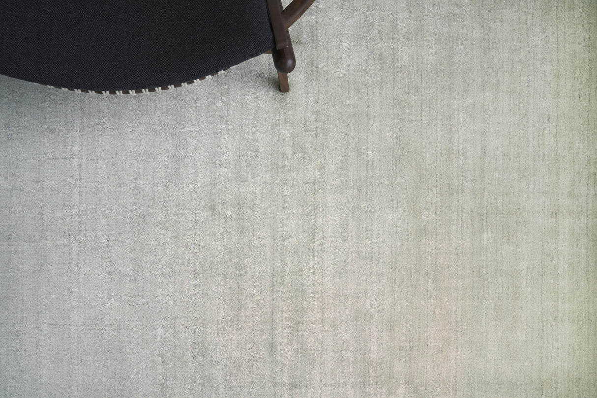 Exquisite Rugs Sanctuary Hand-loomed Bamboo Silk/Wool 9961 Taupe 9' x 12' Area Rug
