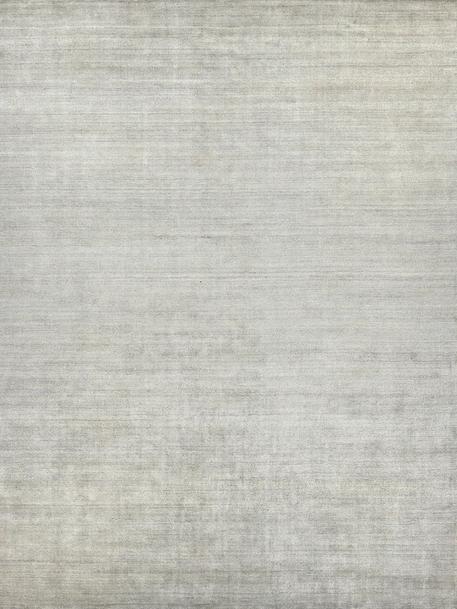 Exquisite Rugs Sanctuary Hand-loomed Bamboo Silk/Wool 9961 Taupe 9' x 12' Area Rug