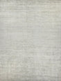 Exquisite Rugs Sanctuary Hand-loomed Bamboo Silk/Wool 9961 Taupe 9' x 12' Area Rug