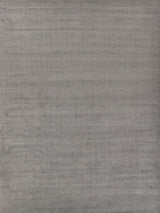 Exquisite Sanctuary Hand-loomed Bamboo Silk/Wool Dark Taupe Area Rug 8.0'X10.0' Rug