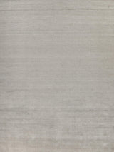 Exquisite Rugs Sanctuary Hand-loomed Bamboo Silk/Wool 9996 Light Taupe 9' x 12' Area Rug