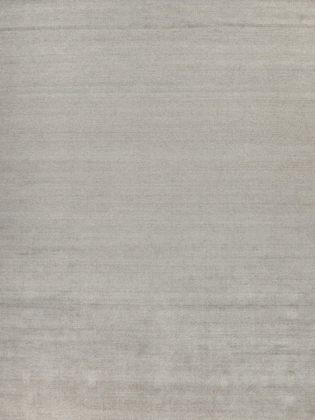 Exquisite Rugs Sanctuary Hand-loomed Bamboo Silk/Wool 9996 Light Taupe 9' x 12' Area Rug