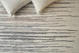 Exquisite Rugs Scandinavian Hand-loomed New Zealand Wool 4569 Ivory/Blue/Gray 14' x 18' Area Rug