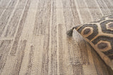 Exquisite Rugs Scandinavian Hand-loomed New Zealand Wool 4586 Gray/Ivory 5' x 8' Area Rug