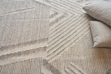 Exquisite Rugs Scandinavian Hand-loomed New Zealand Wool 4588 Gray/Ivory 10' x 14' Area Rug