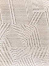 Exquisite Scandinavian Hand-loomed New Zealand Wool Gray/Ivory Area Rug 12.0'X15.0' Rug