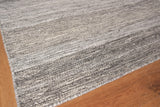 Exquisite Rugs Scandinavian Hand-loomed New Zealand Wool 4591 Ivory/Blue/Gray 5' x 8' Area Rug
