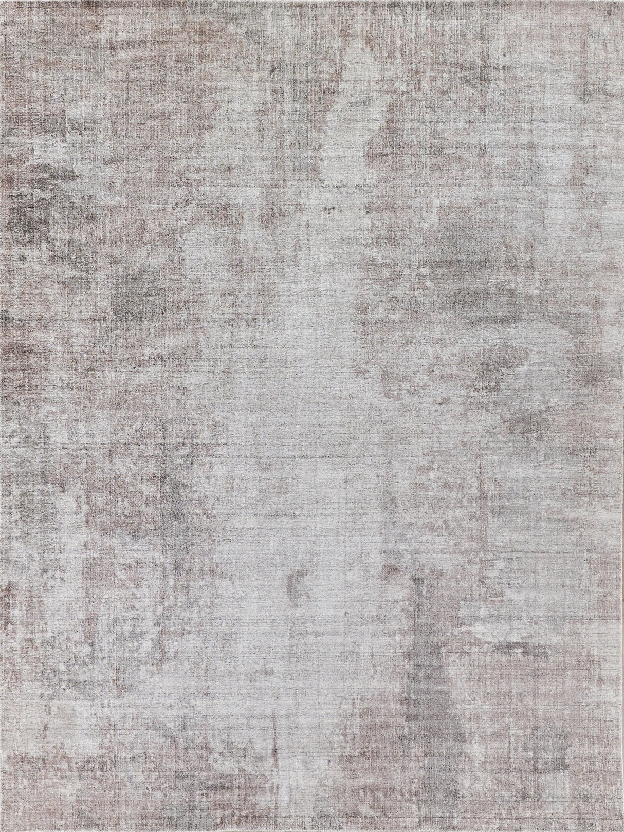 Exquisite Rugs Stone Wash Gazni Hand-loomed Wool/Bamboo Silk 4970 Silver/Taupe 14' x 18' Area Rug