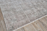 Exquisite Rugs Stone Wash Gazni Hand-loomed Wool/Bamboo Silk 4970 Silver/Taupe 8' x 10' Area Rug