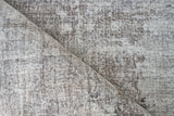 Exquisite Rugs Stone Wash Gazni Hand-loomed Wool/Bamboo Silk 4970 Silver/Taupe 8' x 10' Area Rug